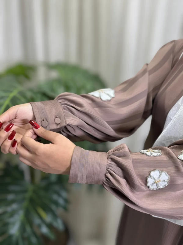 عبا زنانه مجلسی کریشه لاینی نغمه