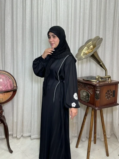 عبا زنانه مجلسی کریشه لاینی نغمه