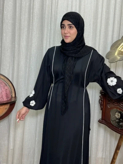 عبا زنانه مجلسی کریشه لاینی نغمه