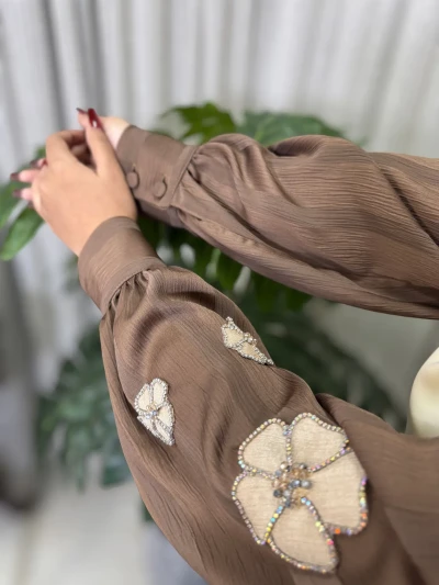 عبا زنانه مجلسی کریشه لاینی نغمه