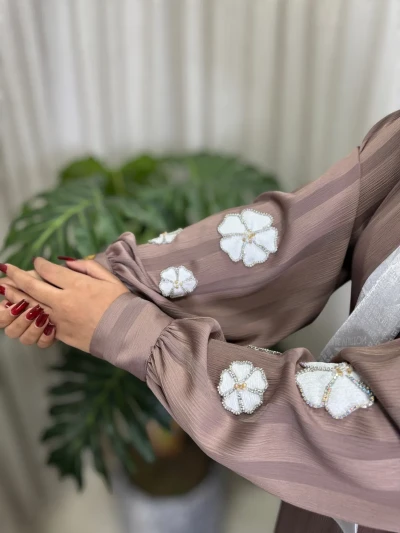 عبا زنانه مجلسی کریشه لاینی نغمه