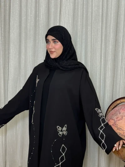 عبا زنانه مجلسی مرویجت وارداتی ملکا
