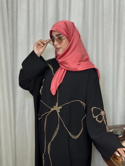 عبا زنانه مجلسی مرویجت وارداتی الماس