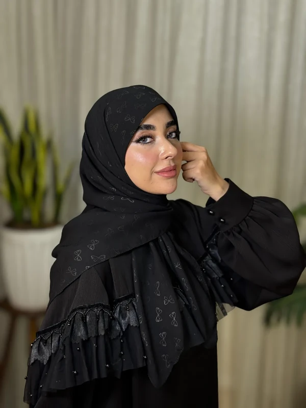 عبا زنانه مجلسی کریشه نیلا