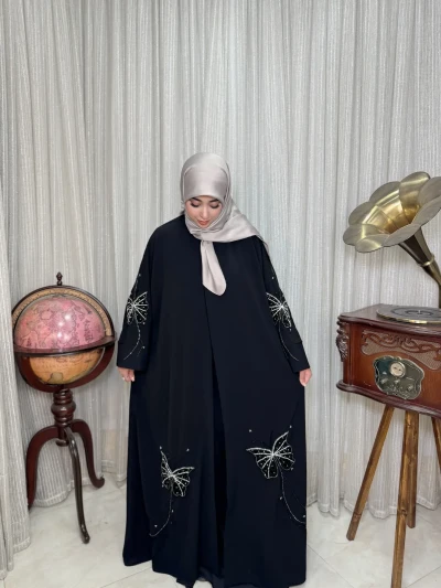 عبا زنانه مجلسی مرویجت وارداتی پریا