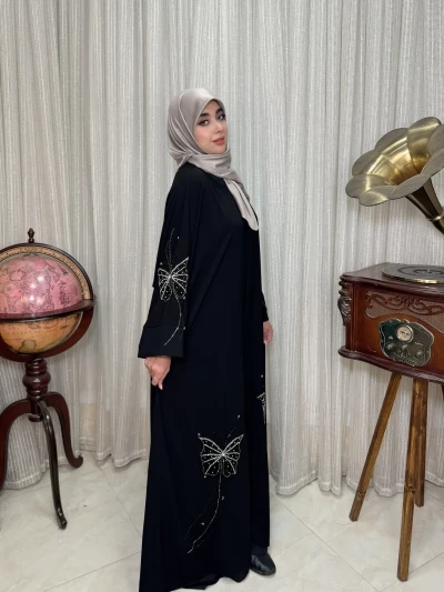 عبا زنانه مجلسی مرویجت وارداتی پریا