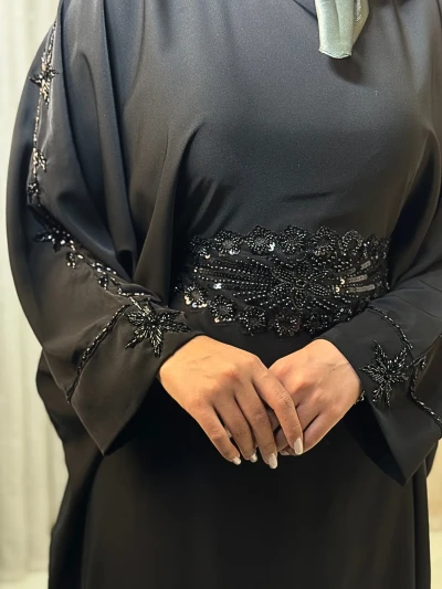 عبا زنانه مجلسی الیزه صدف