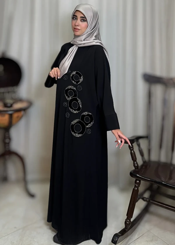 عبا زنانه مجلسی مرویجت وارداتی سیمین