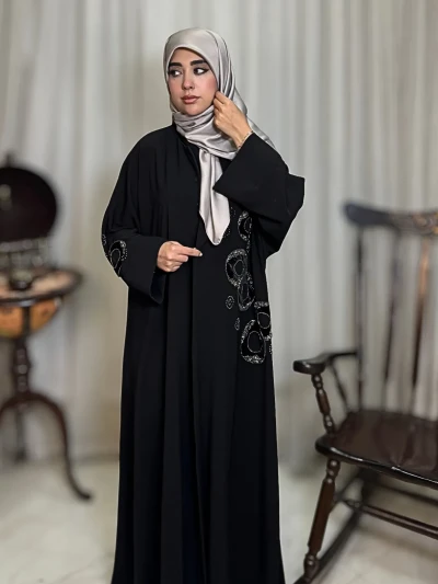 عبا زنانه مجلسی مرویجت وارداتی سیمین