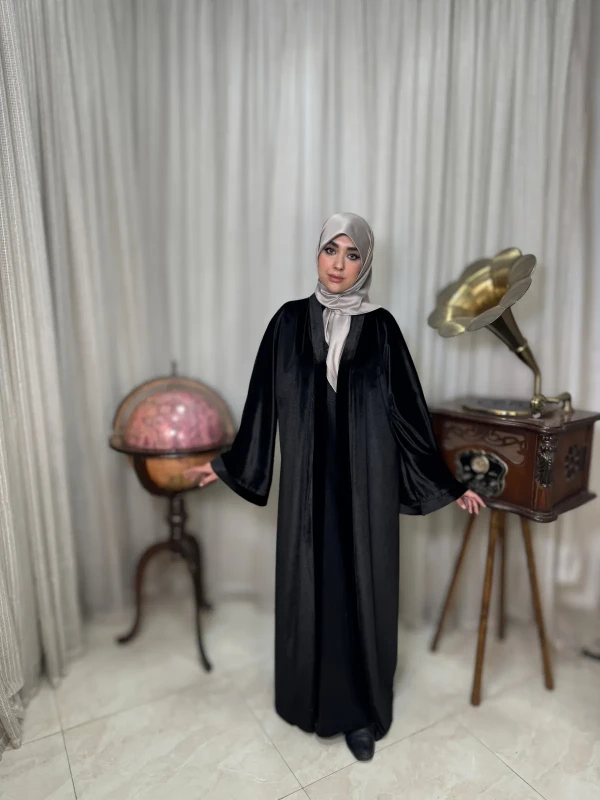 عبا زنانه مجلسی مخمل سروناز