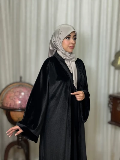 عبا زنانه مجلسی مخمل سروناز