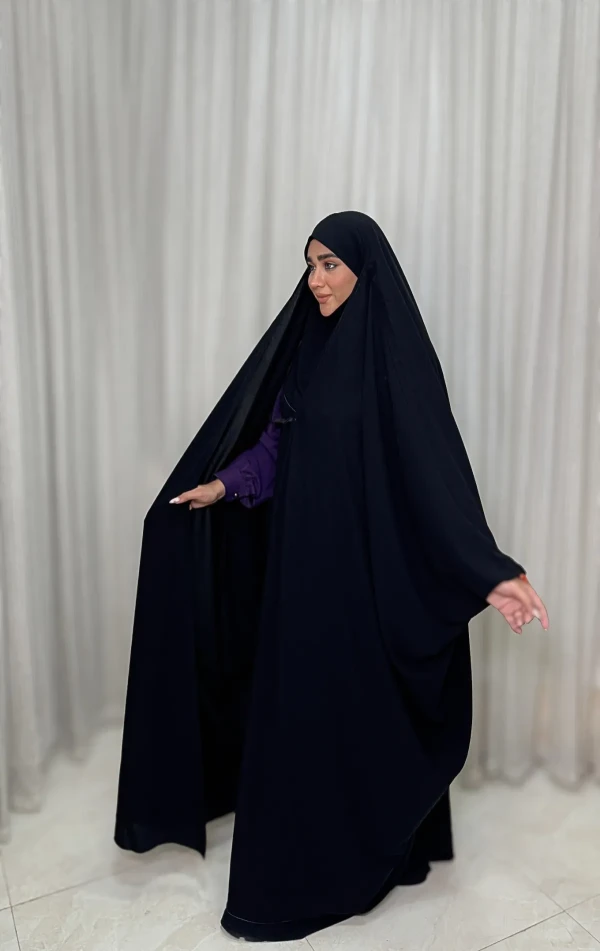 چادر عربی خلیجی کرپ کره بدون مچ