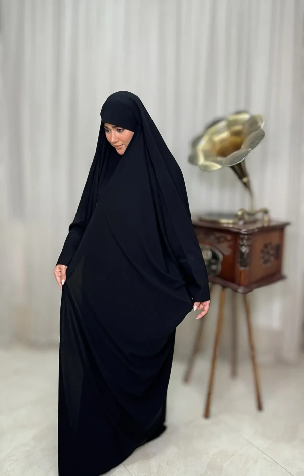 چادر عربی خلیجی کرپ کره آستین کتی