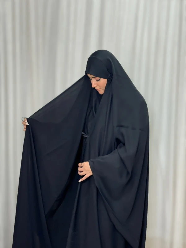 چادر عربی خلیجی کن کن ژورژت کره بدون مچ