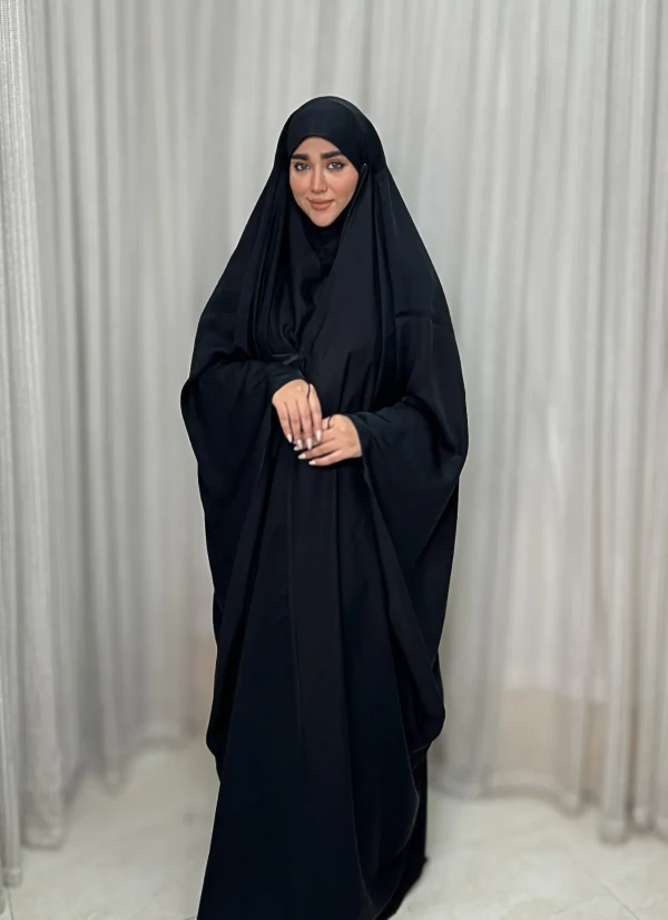 چادر عربی خلیجی کن کن ژورژت کره بدون مچ