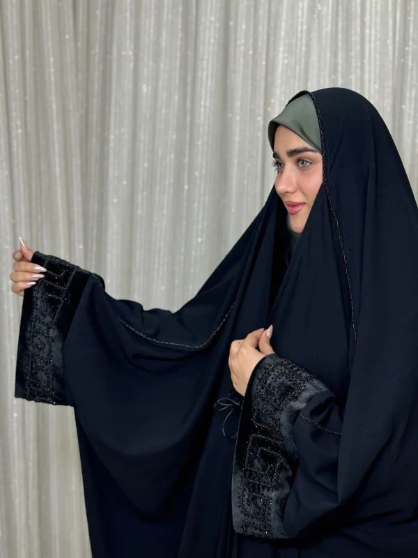 جده مجلسی زنانه کرپ وارداتی نورا
