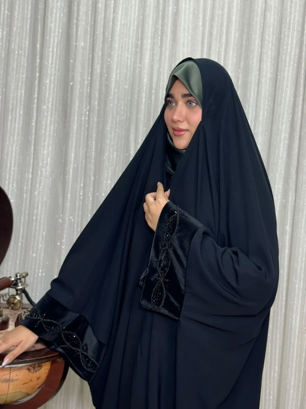 جده مجلسی زنانه کرپ وارداتی آدا