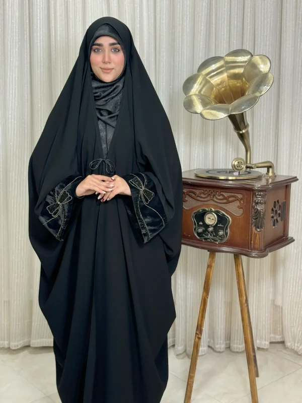 جده مجلسی زنانه کرپ وارداتی روژینا
