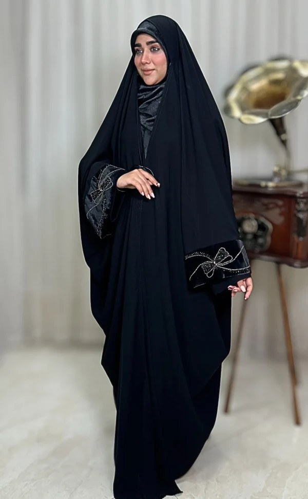 جده مجلسی زنانه کرپ وارداتی روژینا