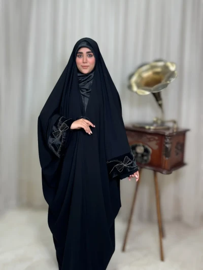 جده مجلسی زنانه کرپ وارداتی روژینا