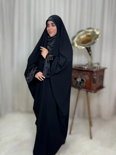 جده مجلسی زنانه کرپ وارداتی روژینا