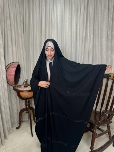 جده مجلسی زنانه کرپ وارداتی نازگل